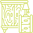Dekoratif iç mekan kullanım alanı ikonu
