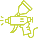 Endüstriyel kaplama için sprey ikonu